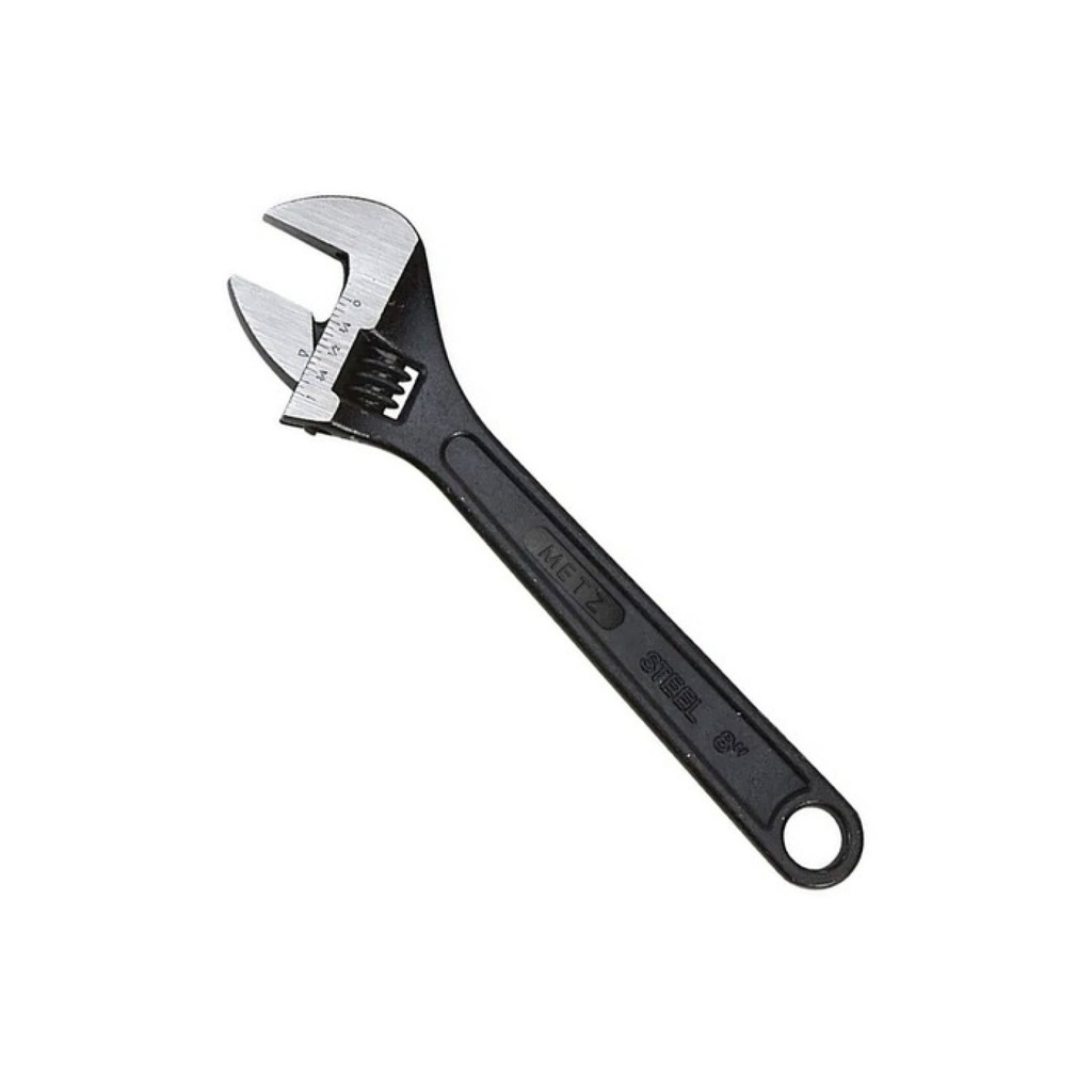 LLAVE AJUSTABLE METZ 8" FOSFATIZADA