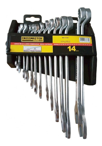 JGO DE LLAVES COMBINADAS CROSSMASTER 14 UNID. DE PARED - 9953190.1