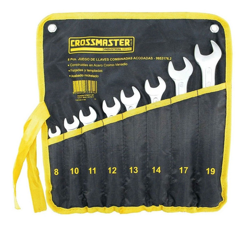 JGO DE LLAVES COMB.CROSSMASTER 8 UNID/ESTUC- 9953176.2