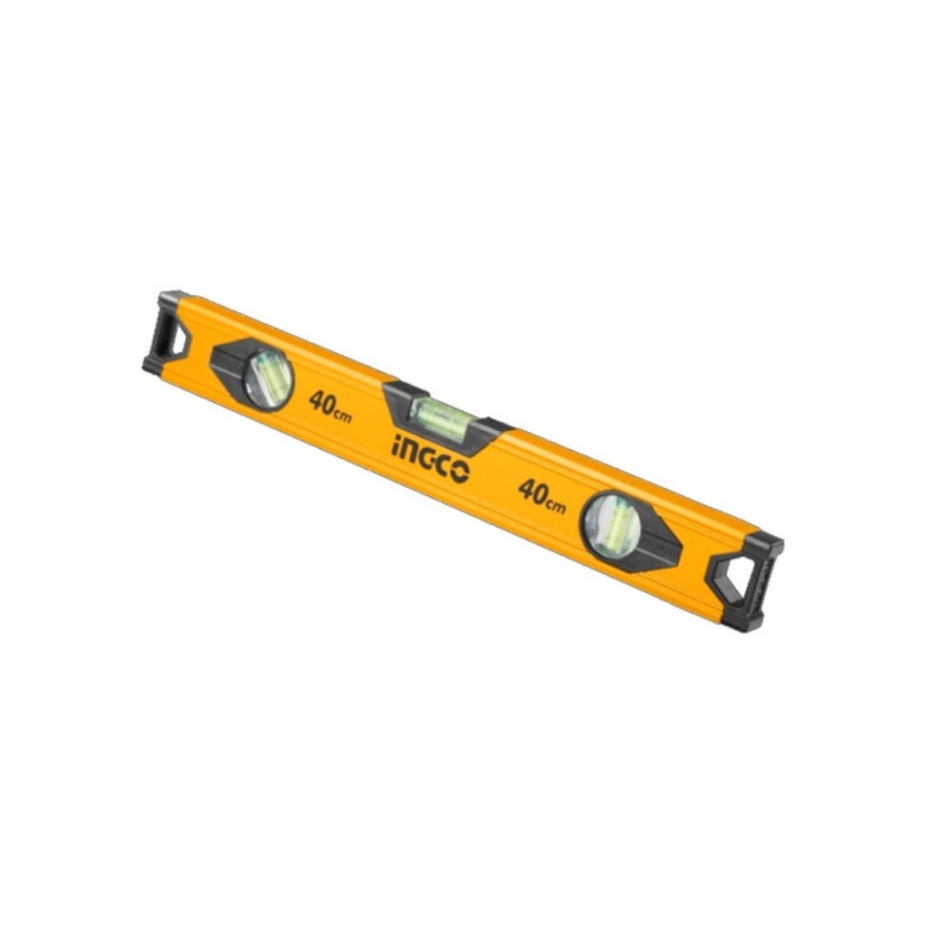 NIVEL DE ALUMINIO INGCO 40 CM 2 BURBUJAS HSL58040