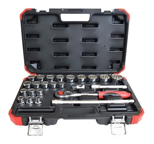 Juego De Tubos Gedore red 1/2" estriado 10-32 24 piezas (ML)