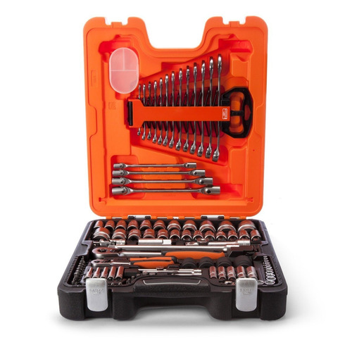 Set Bocallave Y Acc 1/4" 1/2" Caja Plastica S106-A (ML)