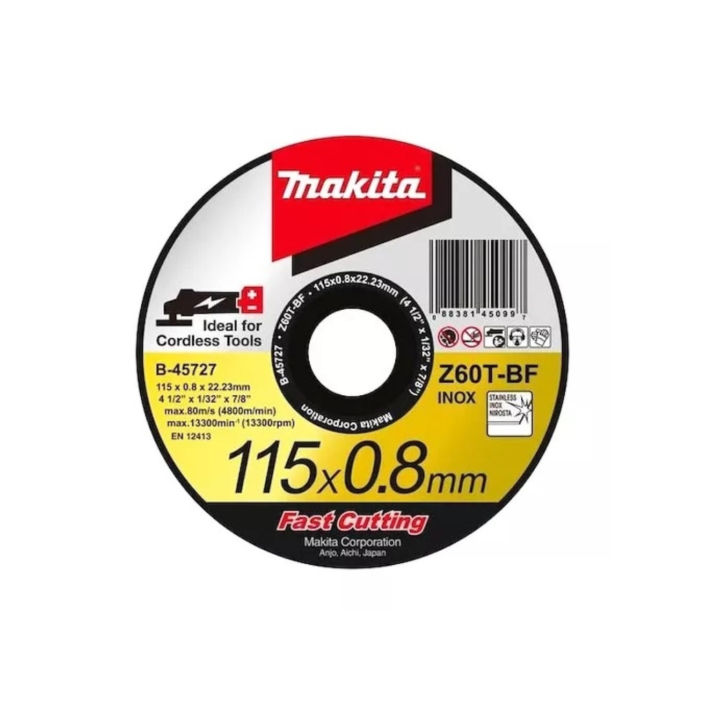 DISCO DE CORTE 115 X 0.8 MM MAKITA  - B-45727