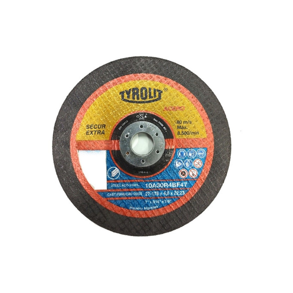 DISCO TYROLIT 178X4.8X22.2 C/DEP SECUR EXTRA 27E-6-2