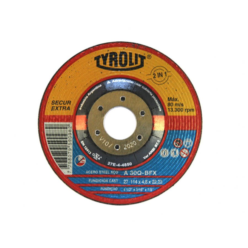 DISCO TYROLIT C. DEPRIM. CARB. SECUR 178*7,00 - 27E-7-4850