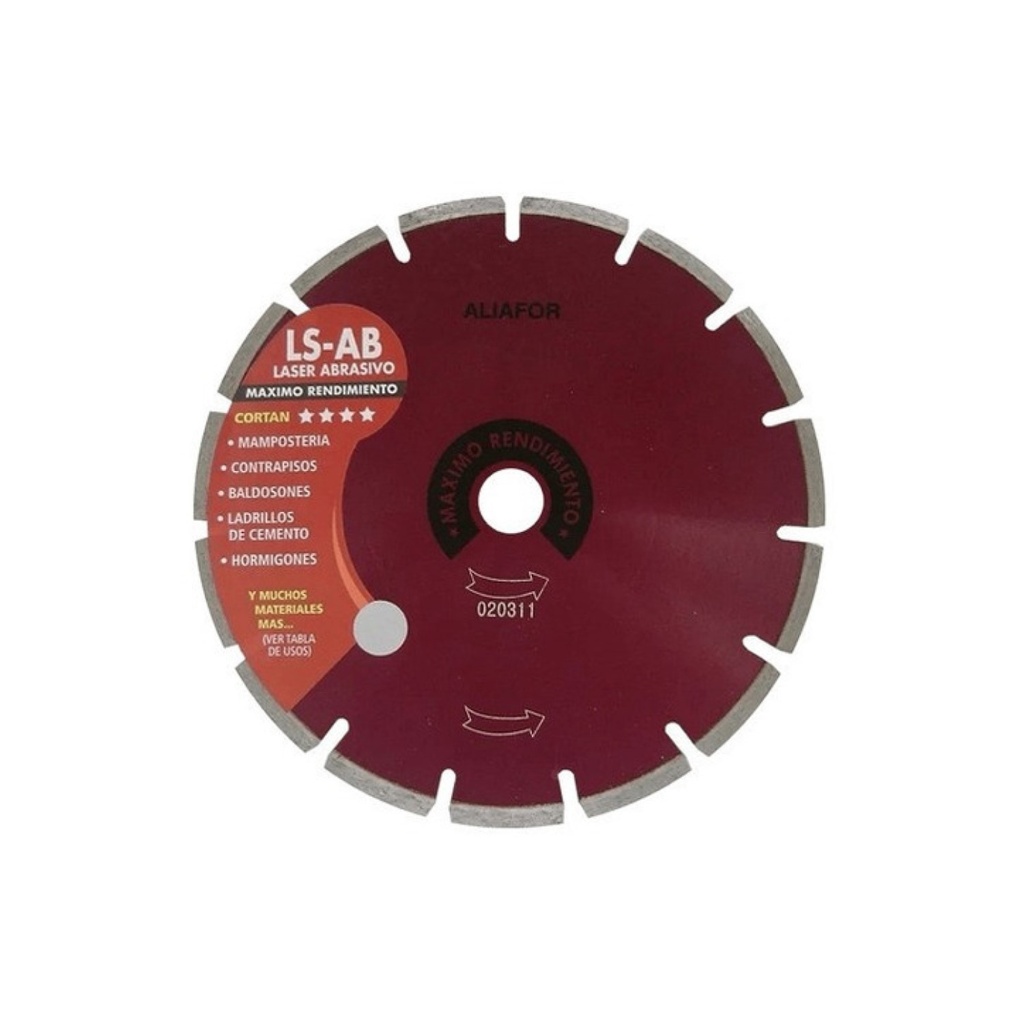 DISCO DIAMANTADO ALIAFOR - LS-10AB