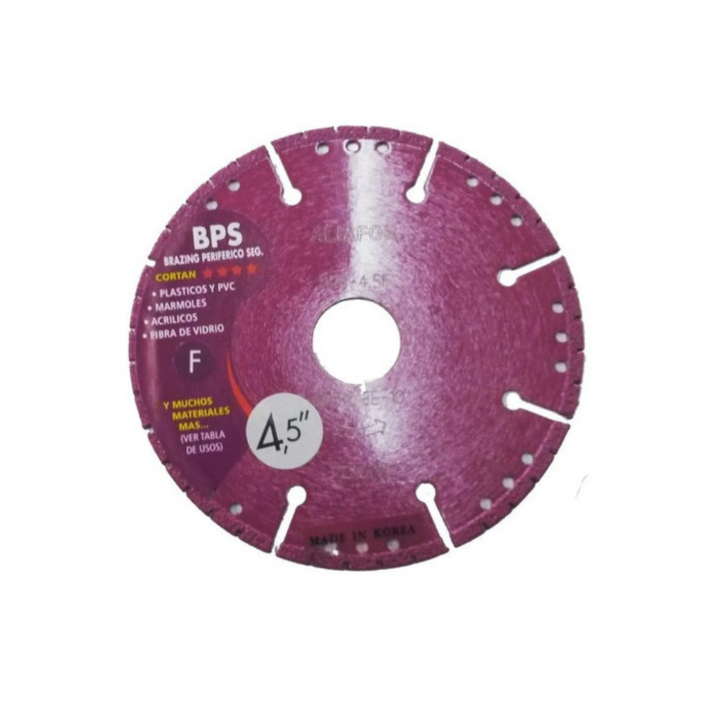 [2203261640317048] DISCO RECUB. C/DIAM. ALIAFOR GRANO FINO - BPS-4.5F