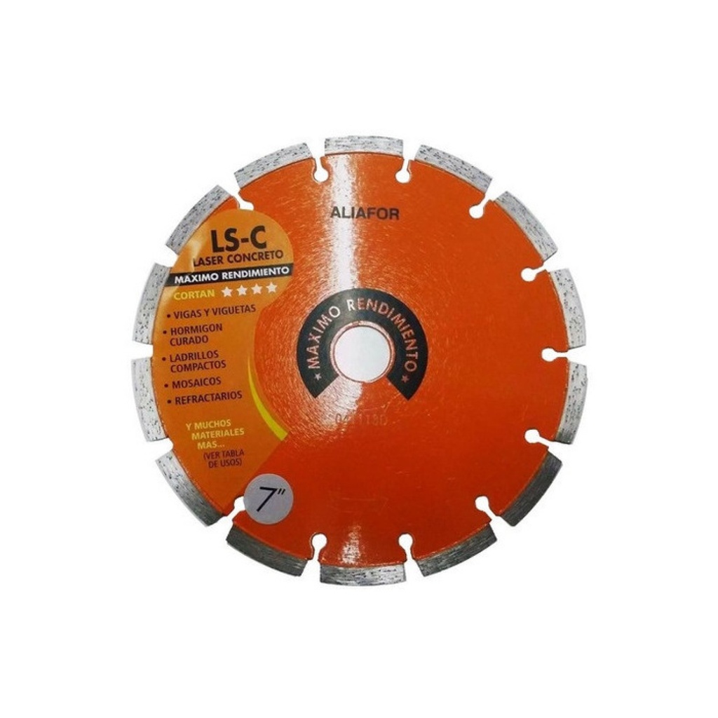 DISCO DIAMANTADO ALIAFOR LS-7C