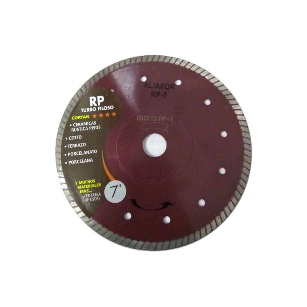 DISCO DIAMANTADO ALIAFOR - RP-7