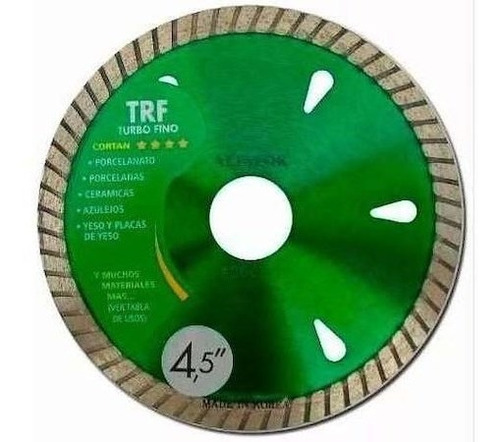 DISCO DE CORTE DIAMANTADO ALIAFOR TRF 4.5