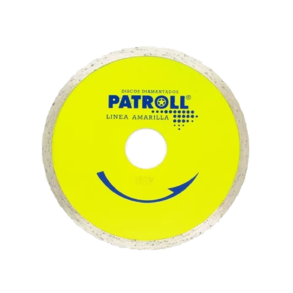 DISCO PATROLL TURBO PYT-4.5 LINEA AMARILLA 115 MM