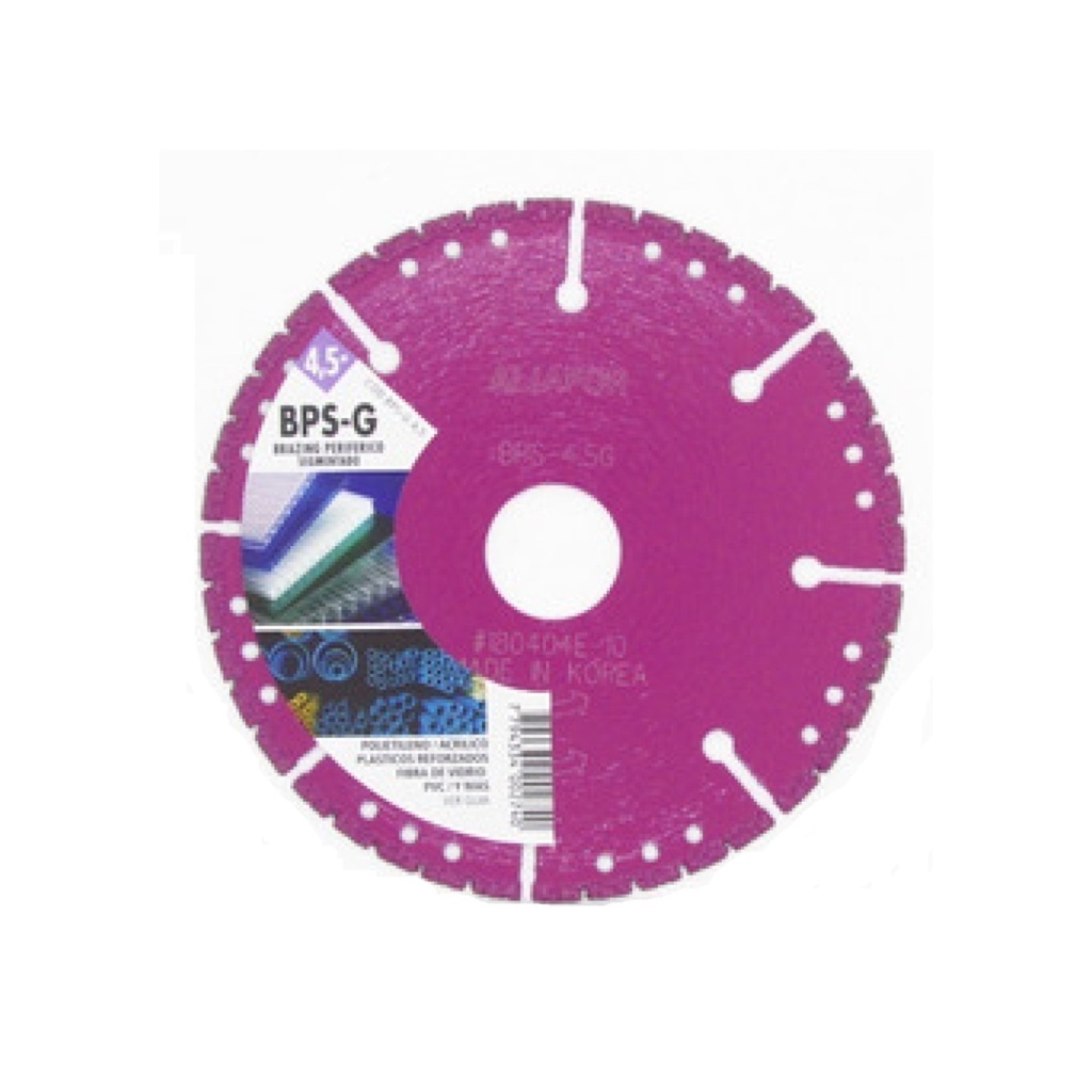 DISCO RECUB. C/DIAM. ALIAFOR GRANO GRANDE - BPS-4.5G