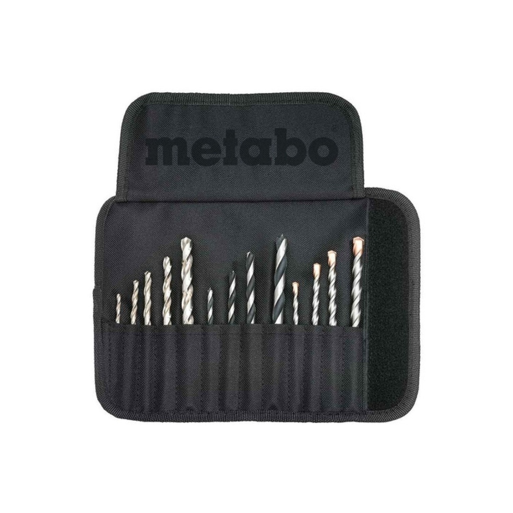 SET DE MECHAS METABO ESTUCHE TELA SP 13 PIEZAS 6267280