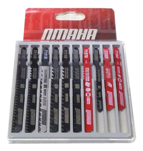 Set Hojas De Sierra Caladora Omaha X 10 471.Pr-Jbl10 