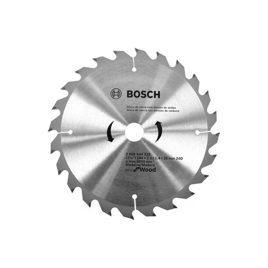 [2203311135257815] HOJA DE SIERRA CIRCULAR BOSCH ECO 9 1/4 - 24 D - 2608644332