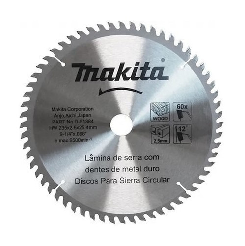 Hoja De Sierra 235Mm 60D Makita - D-51384 