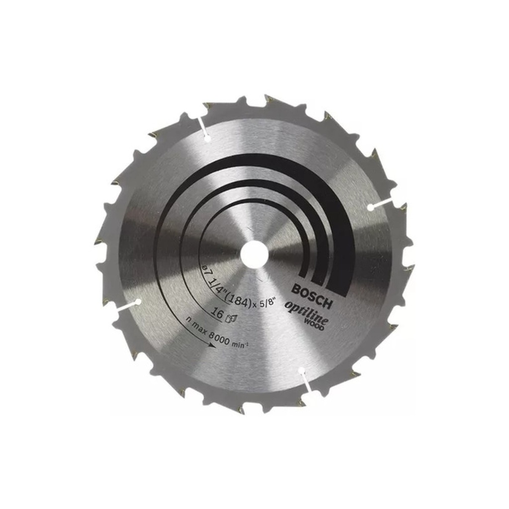 HOJA DE SIERRA CIRCULAR BOSCH 7 1/4 16 DTS OPTILINE - 2608640845