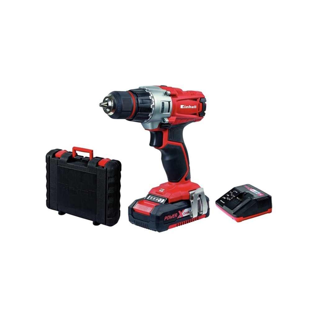 TALADRO INALAMBRICO EINHELL EN KIT - TE-CD18/2 LI KIT + 2 BAT