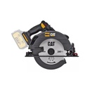 SIERRA CIRCULAR CATERPILLAR 18V 1400W 185MM 5500RPM SIN CARGADOR Y BATERIA - CATDX53B