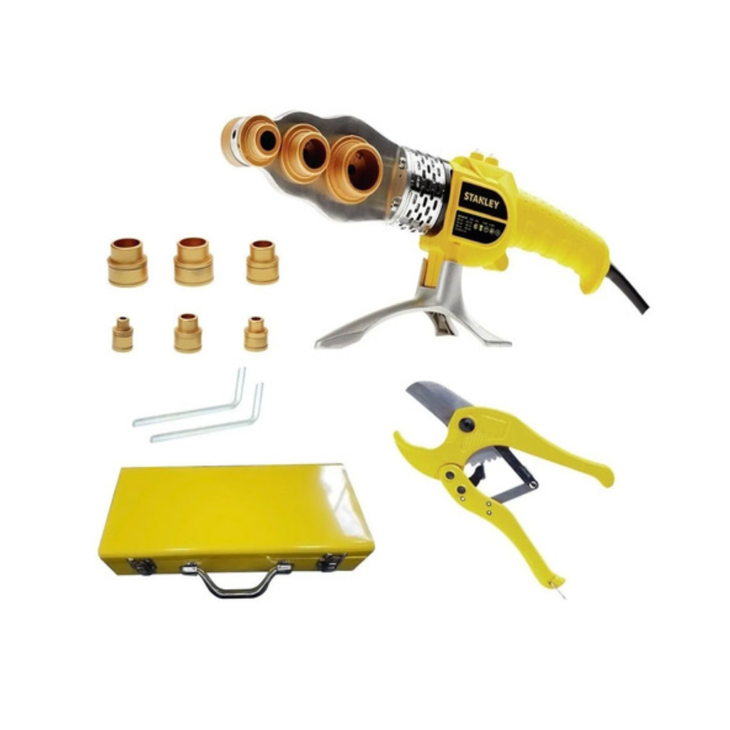 Termofusora 1500 W + Maletin 6 Boquillas  Stanley Sxh1530-Ar