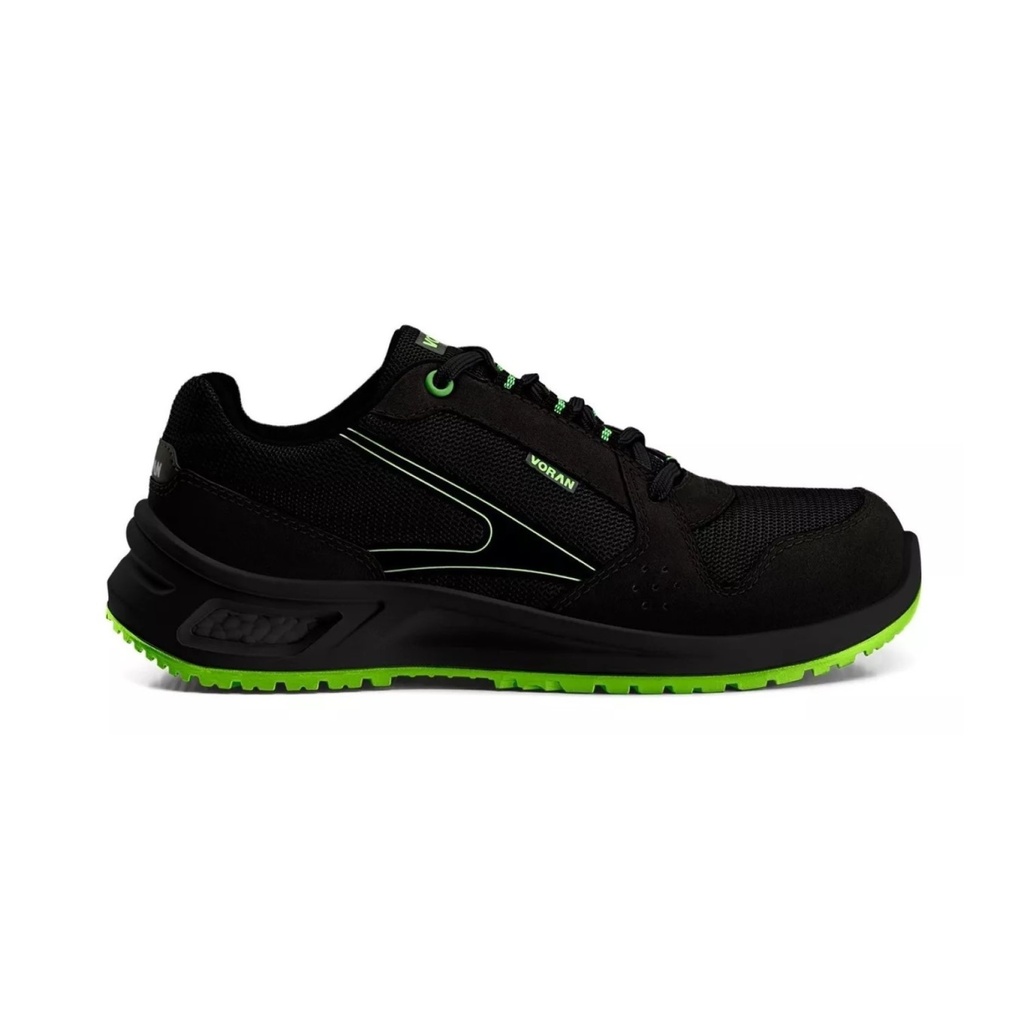 ZAPATILLA ENERGY 430 NEGRO-FLUOR PUNTERA DE ALUMINIO TALLE 40