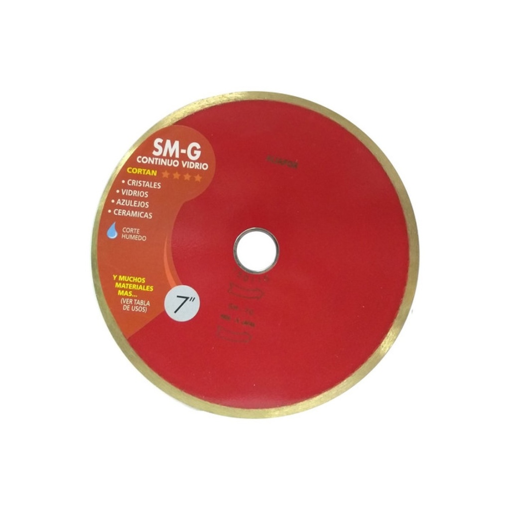DISCO DIAMANTADO ALIAFOR P/VIDRIO - SM-7G