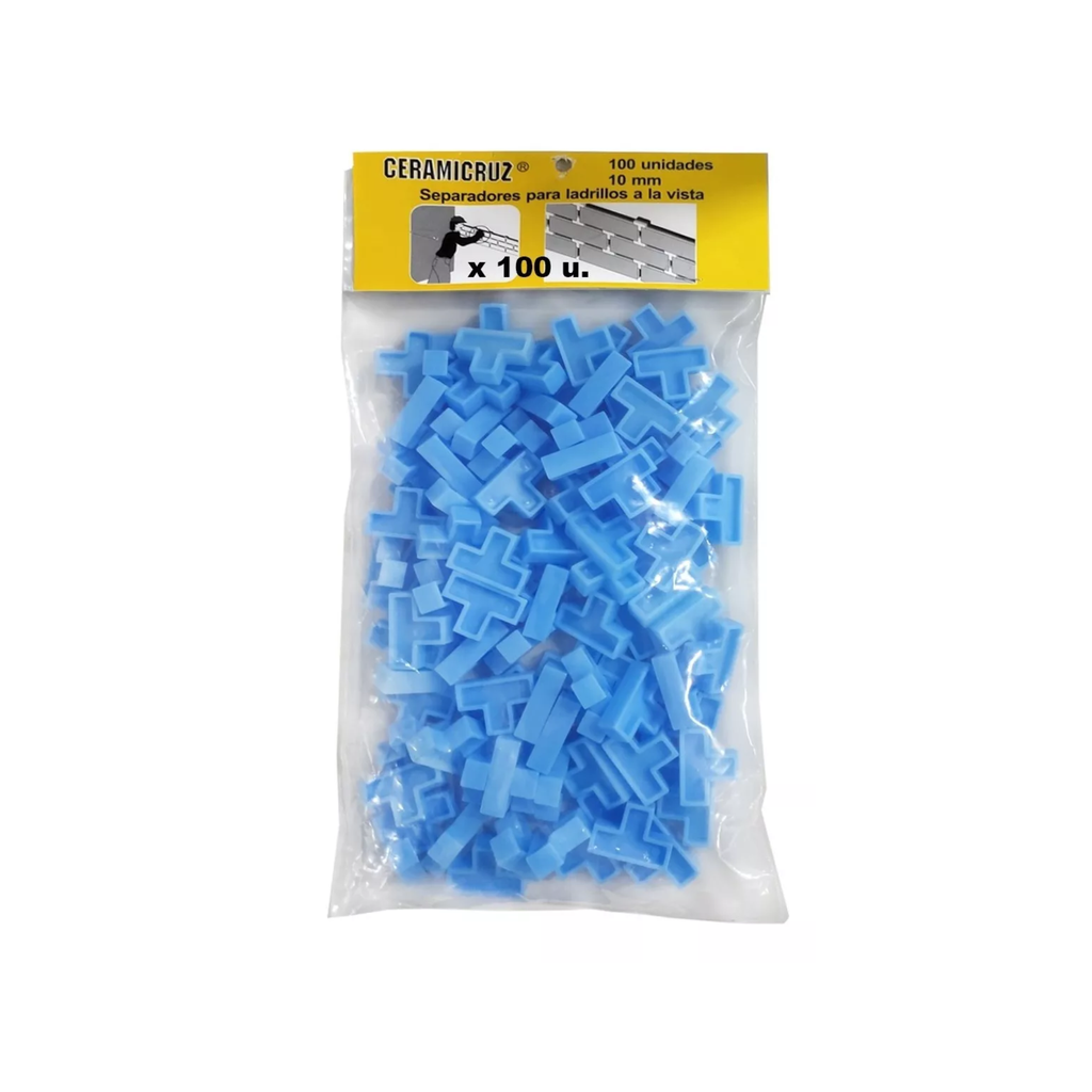 SEPARADOR P/CERAMICA CERAMICRUZ TE 10Mm X Bolsa 100U - SEPCER10