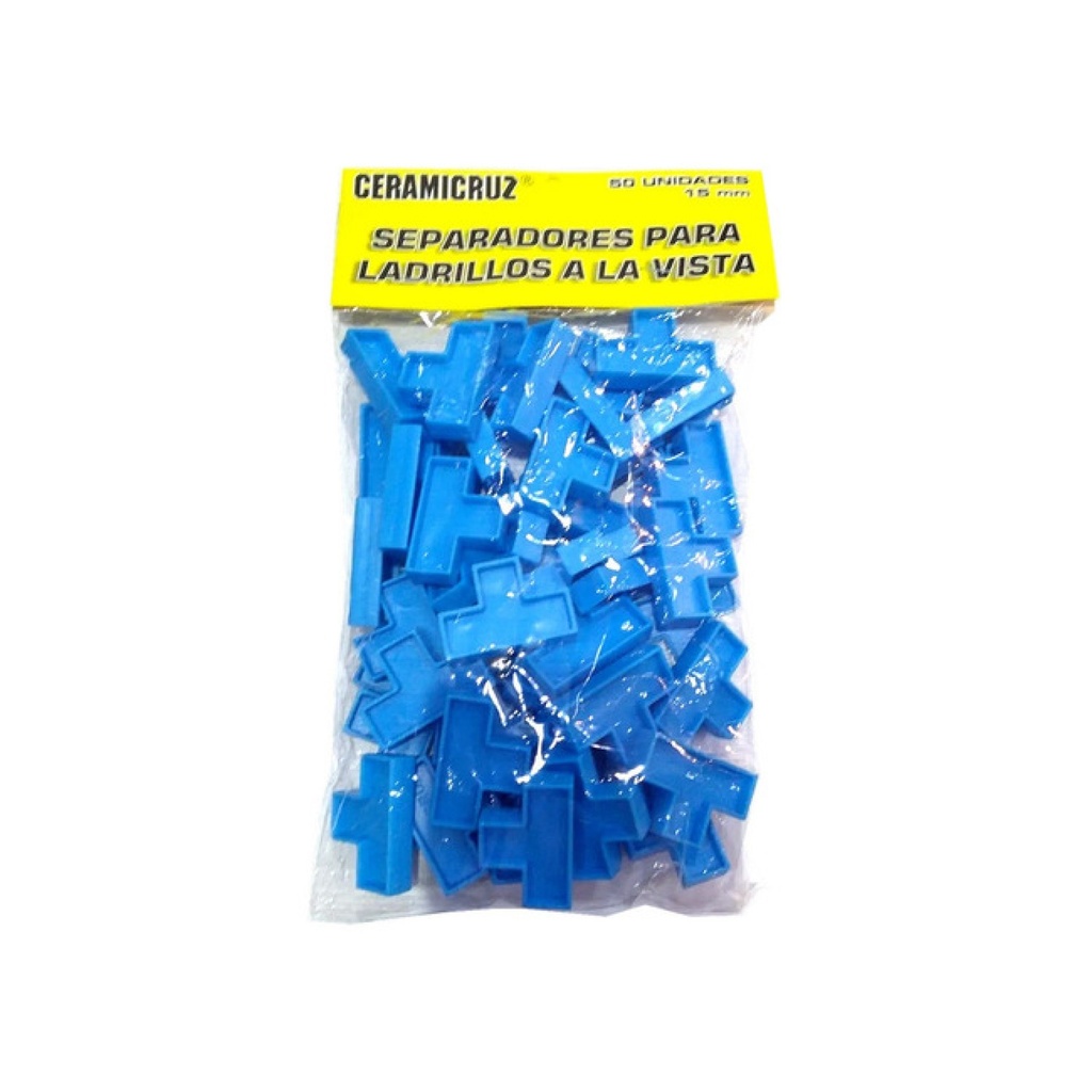 [2203290928467947] SEPARADOR P/CERAMICA CERAMICRUZ T 15 MM*50 - SEPCER15