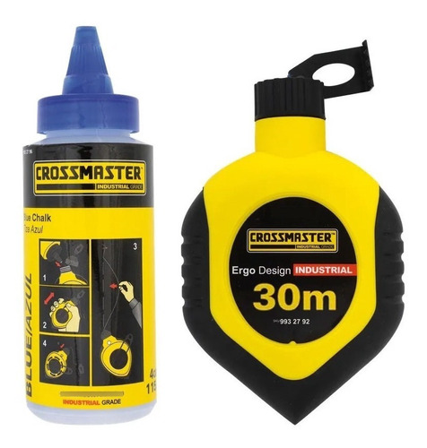 Linea Entizada Crossmaster 30M + Tiza Azul - 9932792 (ML)