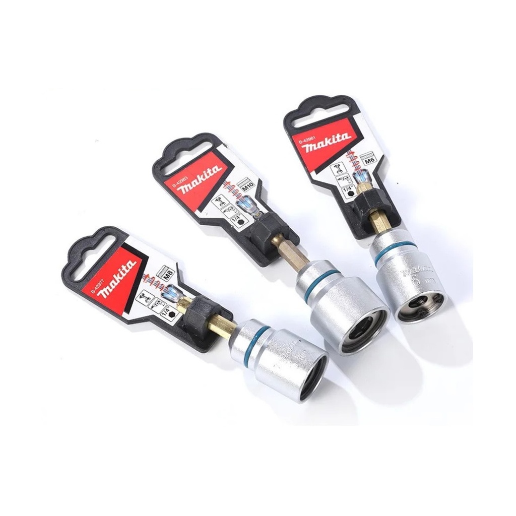 SET SUJETADOR VARILLA ROSCADAS MAKITA B-42999 M6 M8 M10