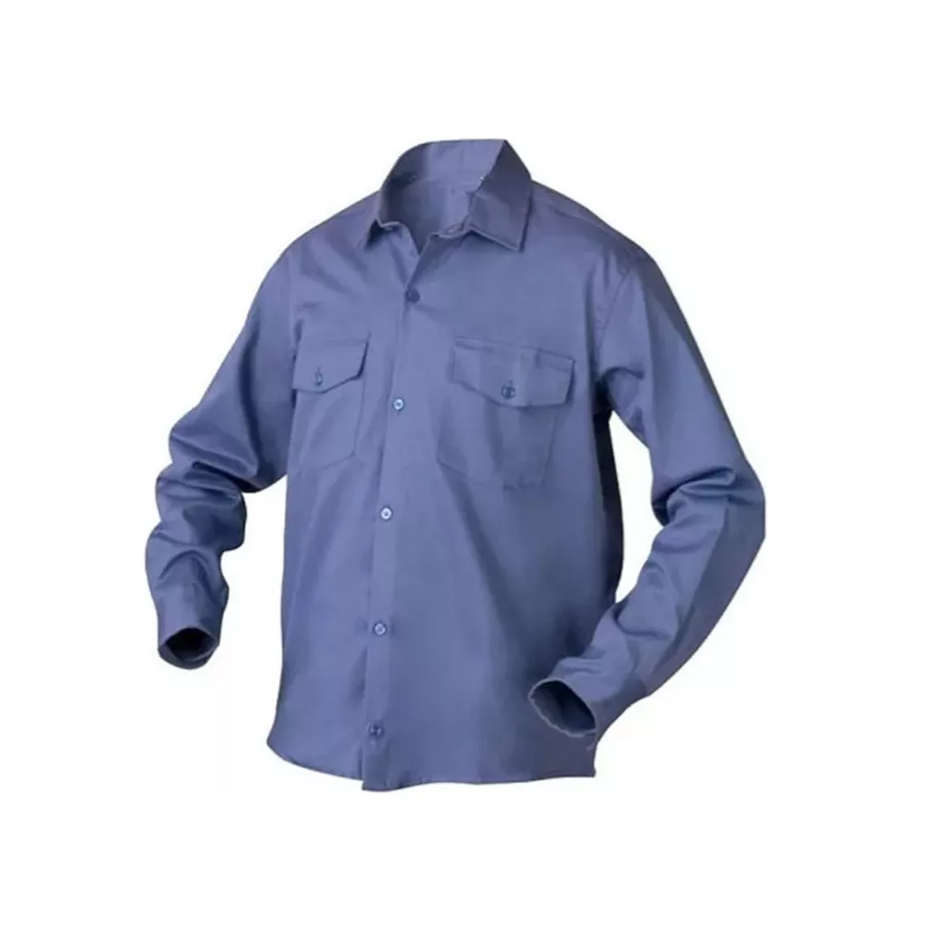 CAMISA DE TRABAJO MEGAMAQ AZUL TALLE 46