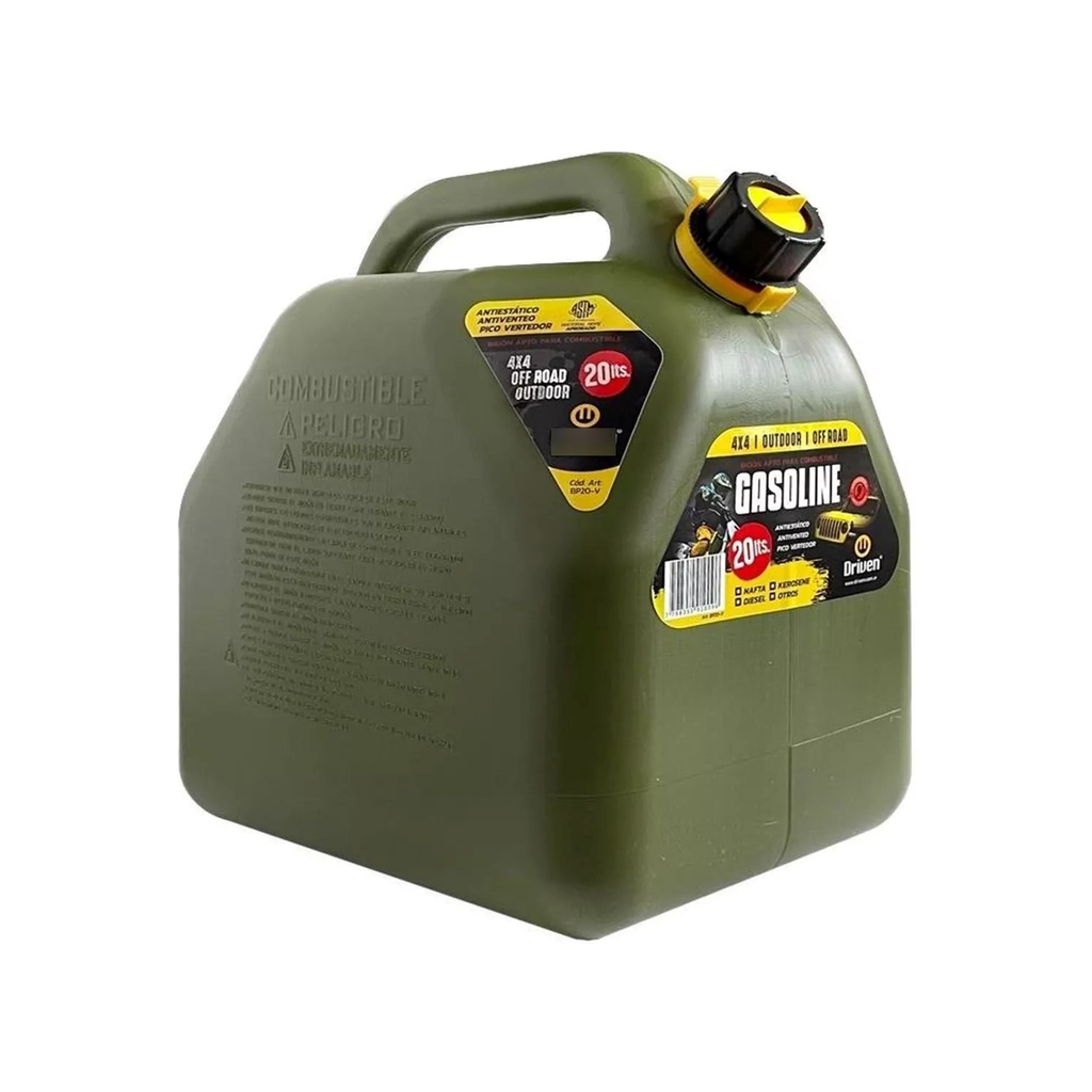 BIDON PROFESIONAL 20LTS VERDE BP20-V