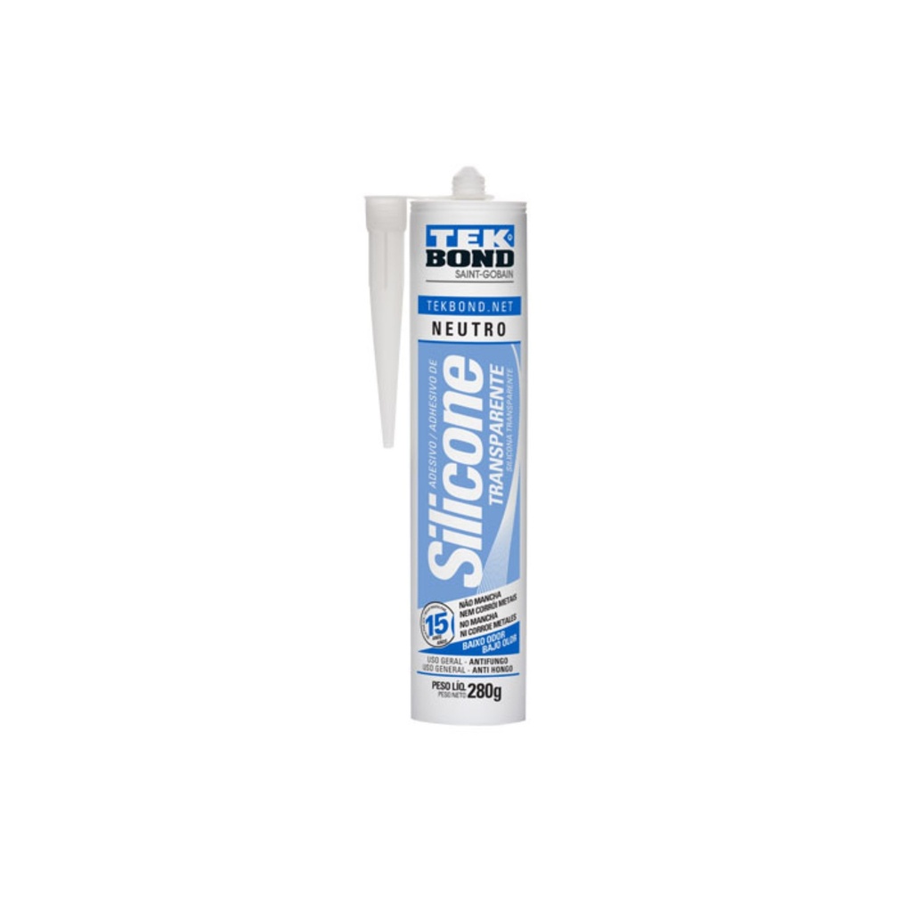 SILICONA TEKBOND NEUTRA TRANSPARENTE 280 GR