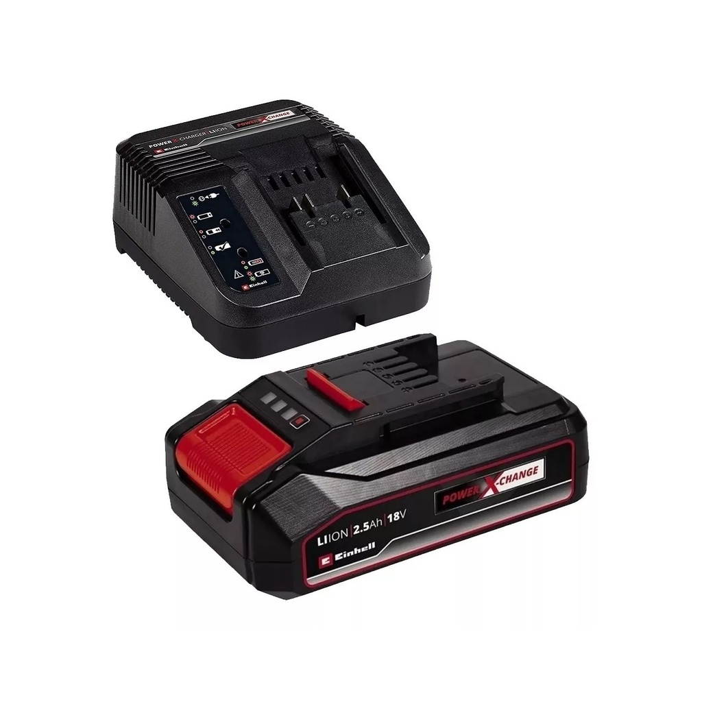 STARTER KIT 2.5 AH EINHELL CARGADOR + BATERIA 18V 4512097