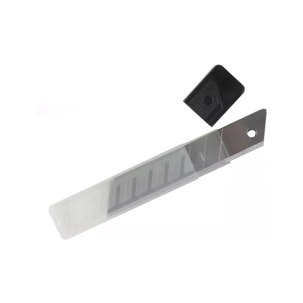 REPUESTO HOJA DE CUTTER 18 MM X 10 UNIDADES