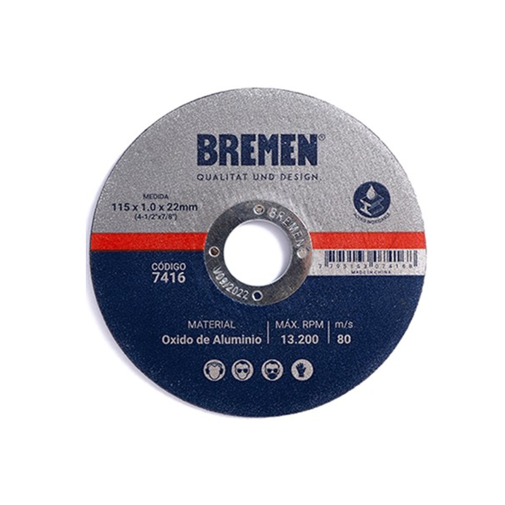 DISCO DE CORTE BREMEN 7 x 1.6 mm - BR7419