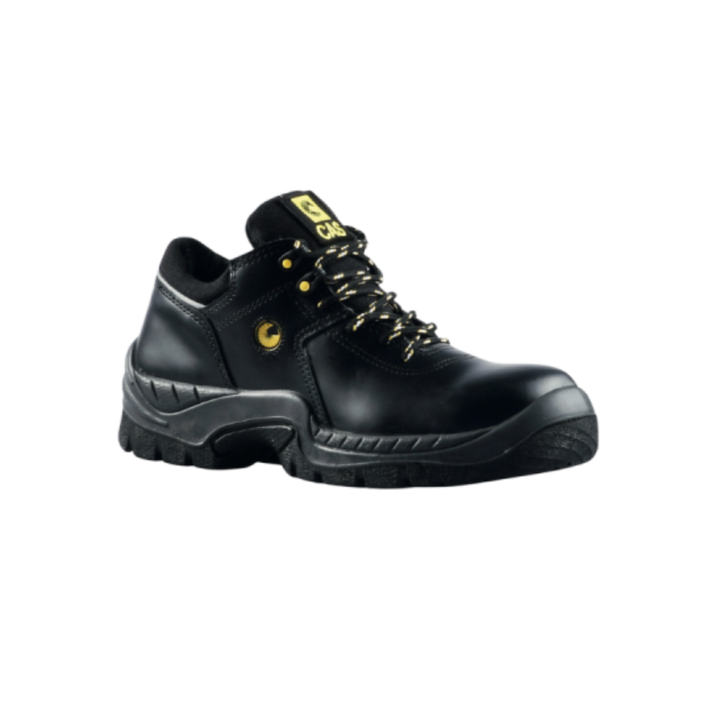 ZAPATO CAS PAMPA CUERO FLOR P/ACERO TALLE 46
