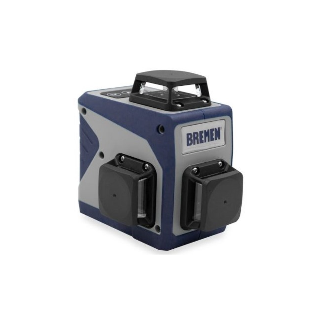 NIVEL LASER DE LINEA 3 x 360° LUZ VERDE 3 PLANOS BREMEN - BR7724