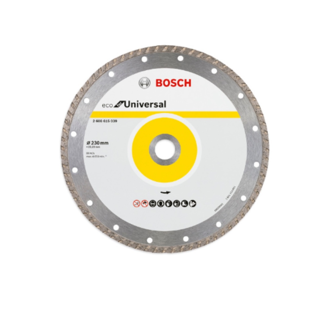 DISCO DIAMANTADO BOSCH TURBO ECO 230MM 2608615039