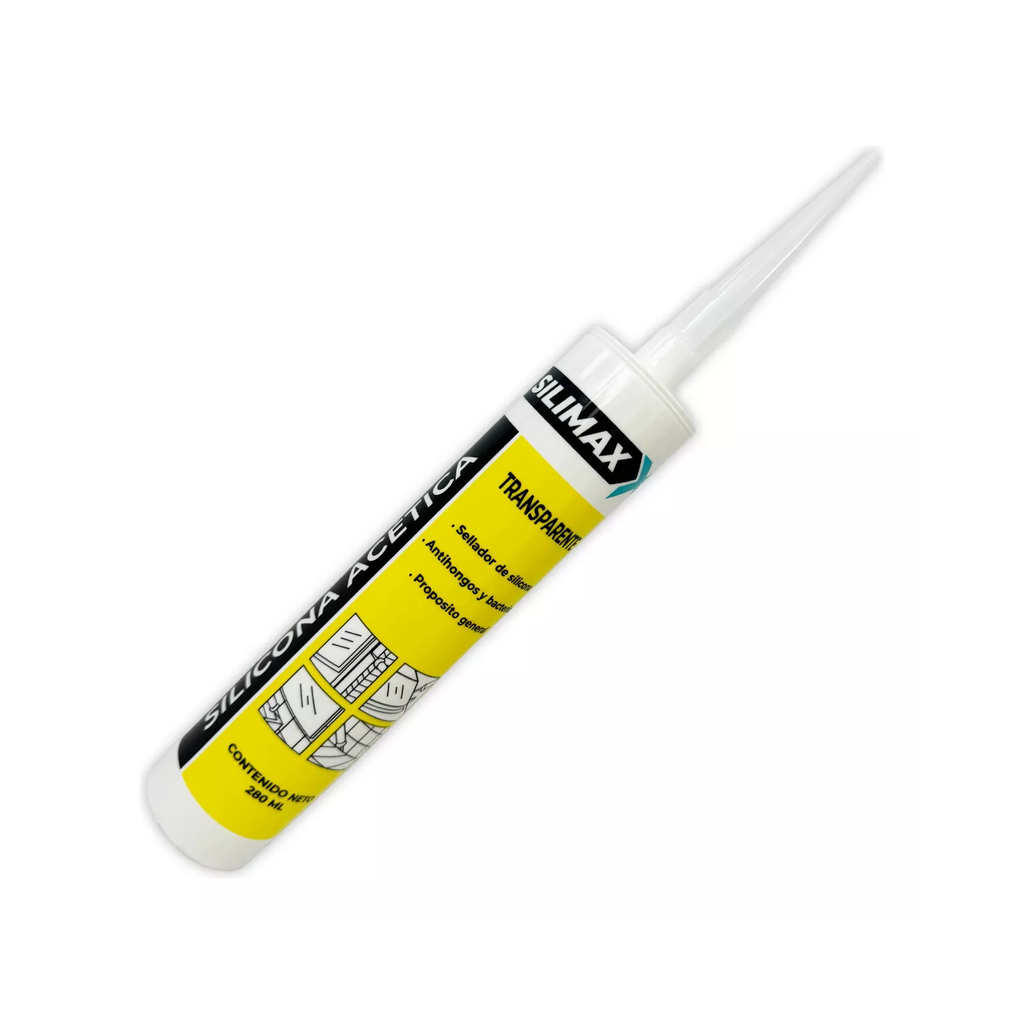 SILICONA SILIMAX ACETICA TRANSPARENTE 280 CC