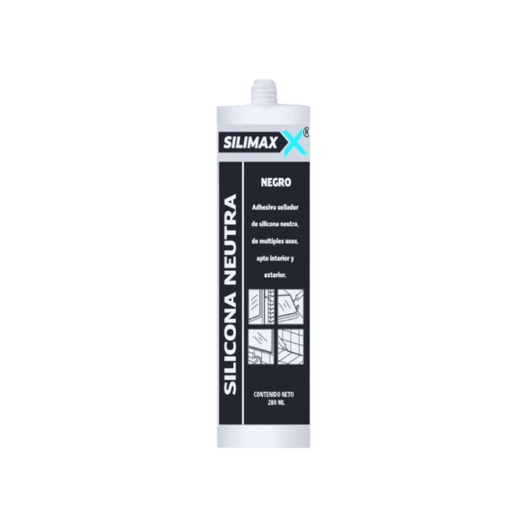[70006149] SILICONA SILIMAX NEUTRA NEGRA 280 G