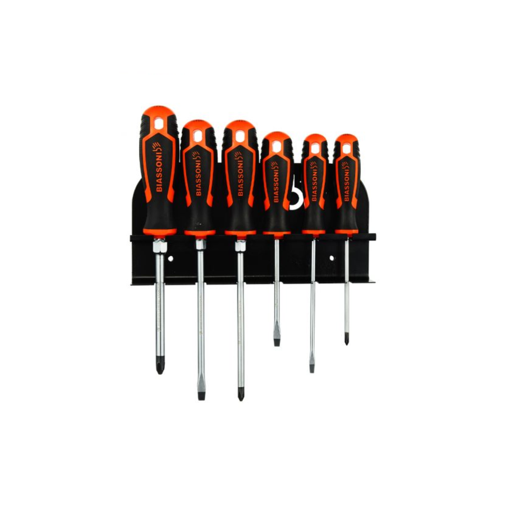 SET COLGANTE - DESTORNILLADORES PREMIUM BIASSONI - PH Ø8 - 6 PZS - 997719