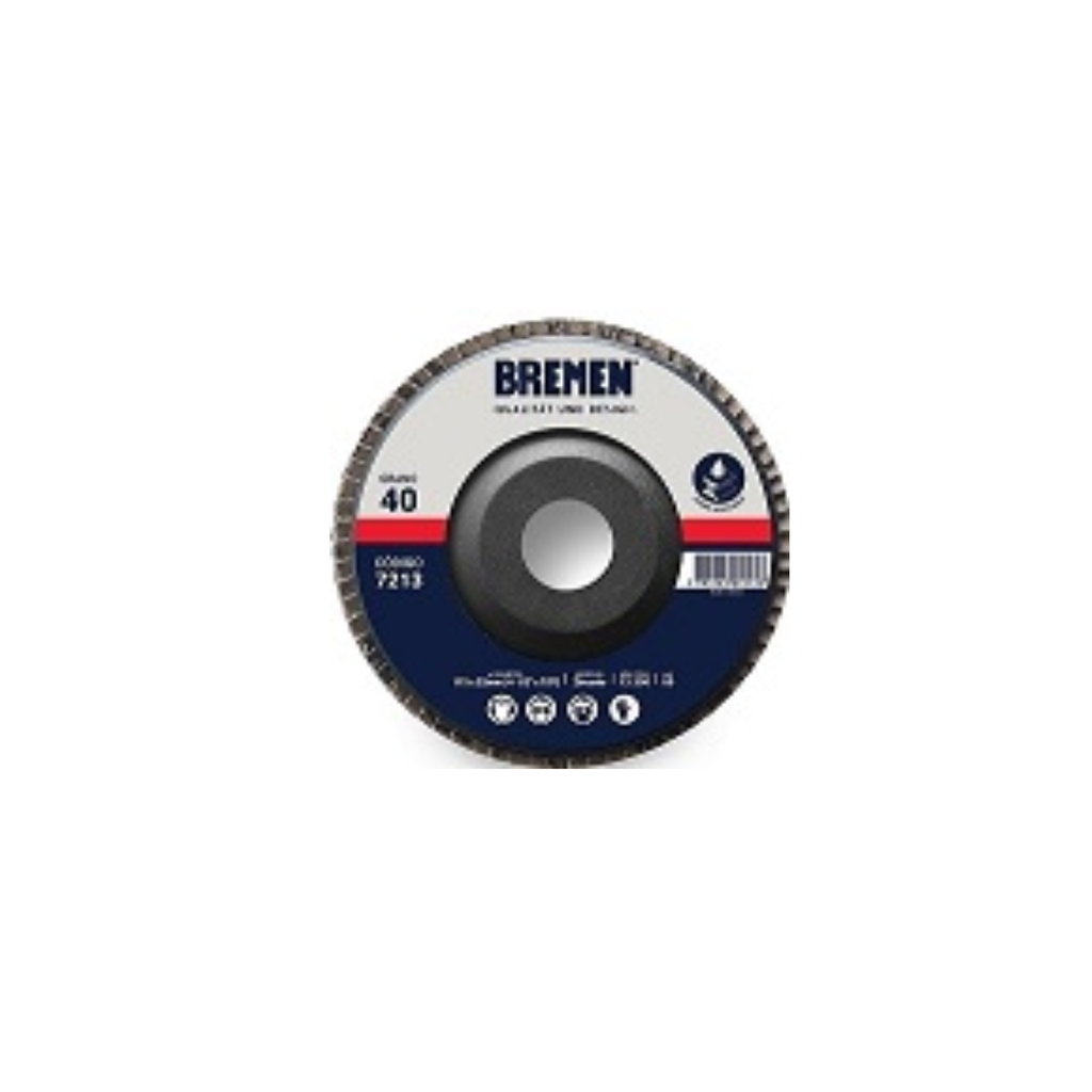 DISCO FLAP OX. ALUM. 4,5" GR. 80 BREMEN - BR7211