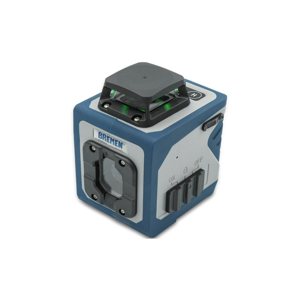NIVEL LASER DE LINEA 360° (VERDE) BREMEN - BR7722