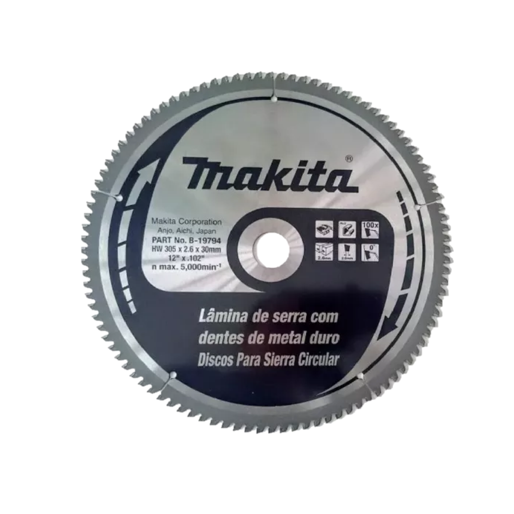 HOJA DE SIERRA ALUMINIO MAKITA 305MM - B-19794