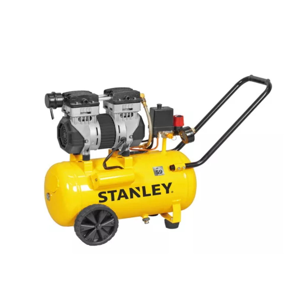 COMPRESOR SILENCIOSO STANLEY 24L 1.3HP 59DB - SXCMS1324HE