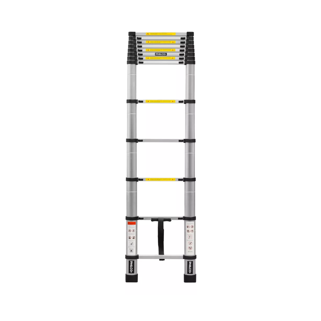 ESCALERA TELESCOPICA PHILCO 3,8MTS  - 94EST38DHFP