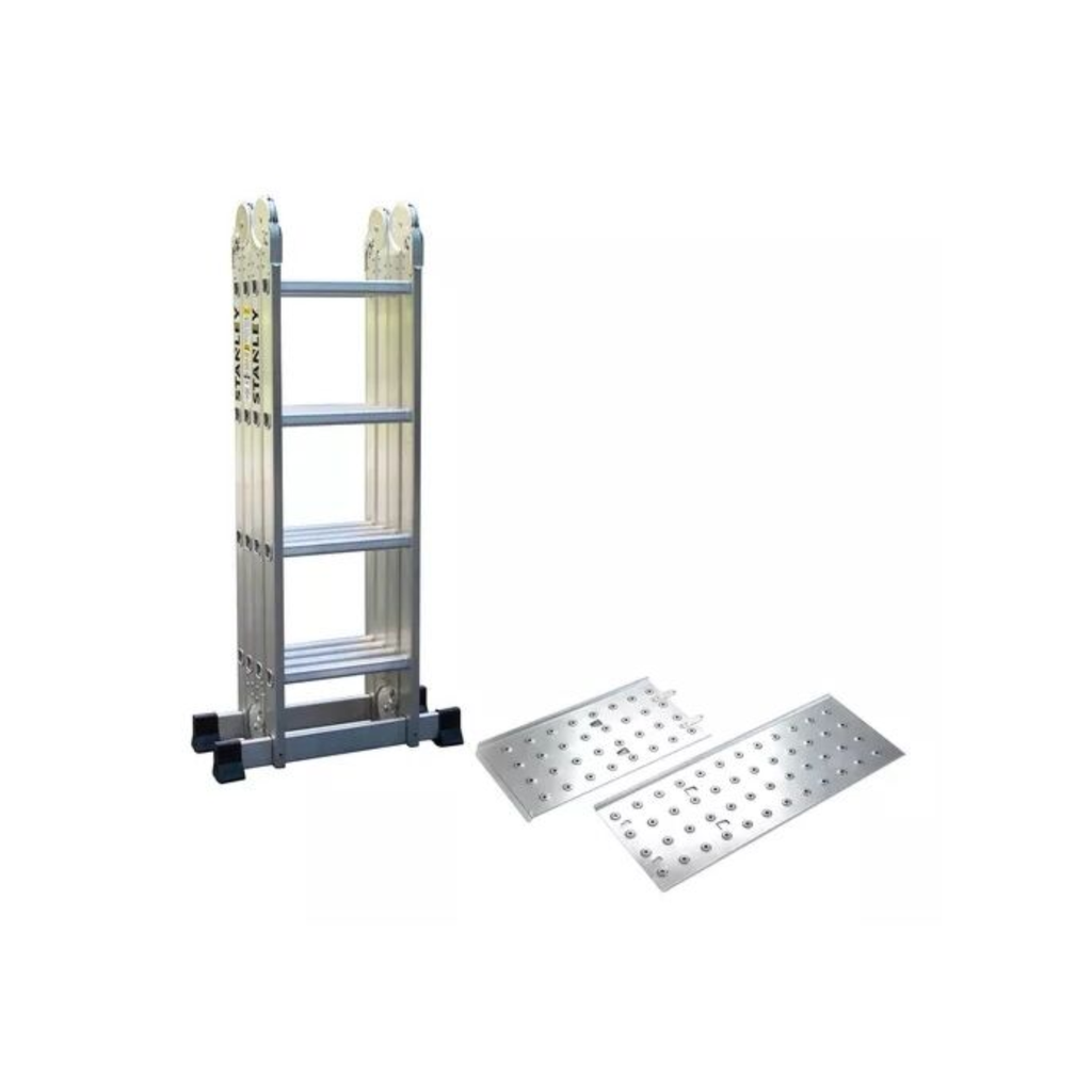 ESCALERA ARTICULADA STANLEY 150KG 4X4 C/PLATAFORMA - STXLD-AY504