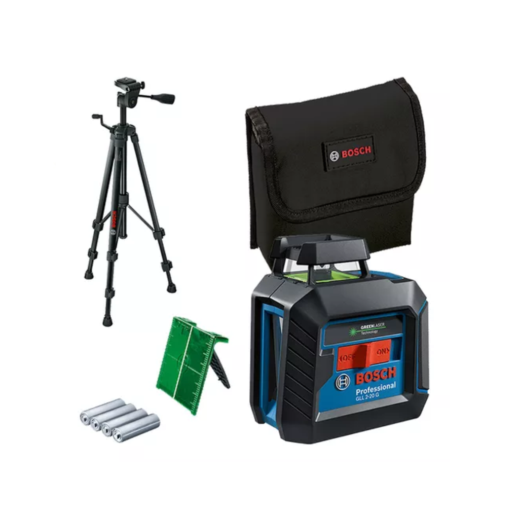 NIVEL LASER BOSCH GLL 2-20 G C/TRIPODE  Y FUNDA