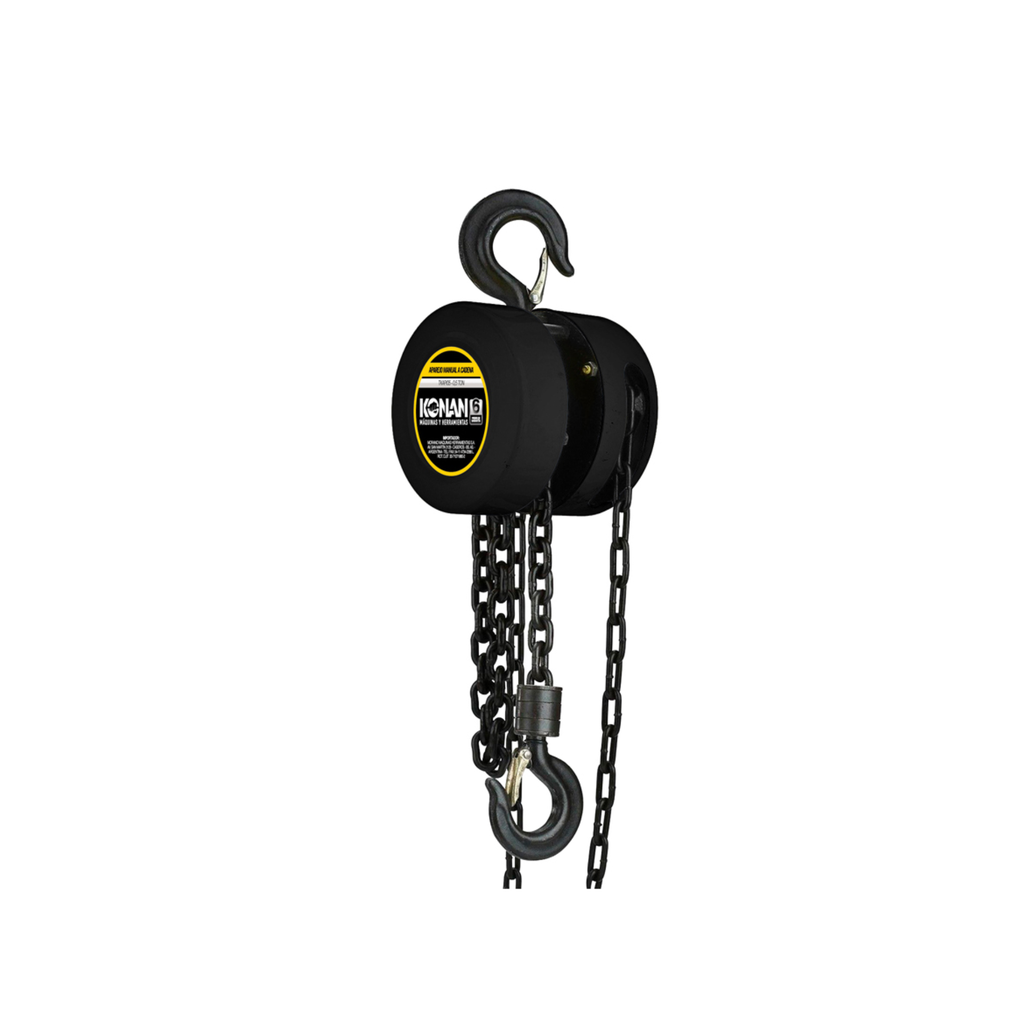 APAREJO MANUAL 2 TN CADENA 6MTS KONAN - #TKAP/26